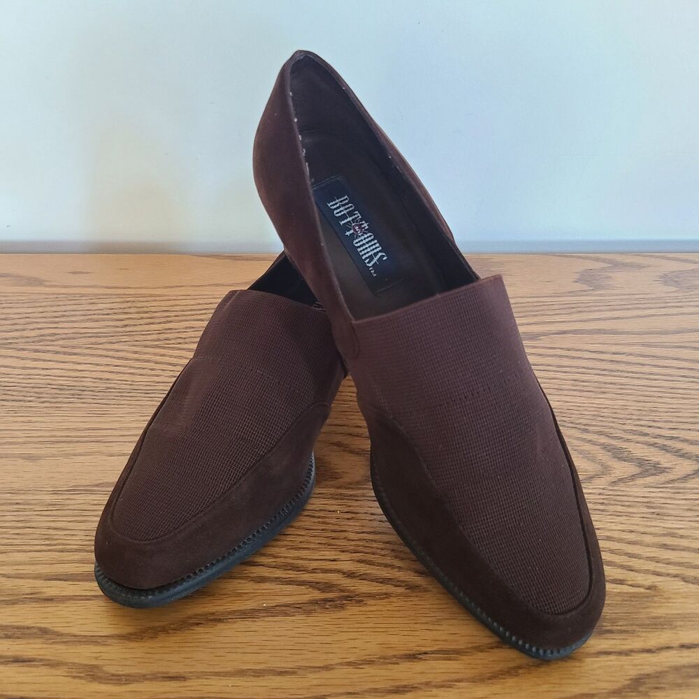 Bottoms Up Brown Slip-On Block Heel Size 8.5 Comfort Shoes Women’s Vintage Y2K